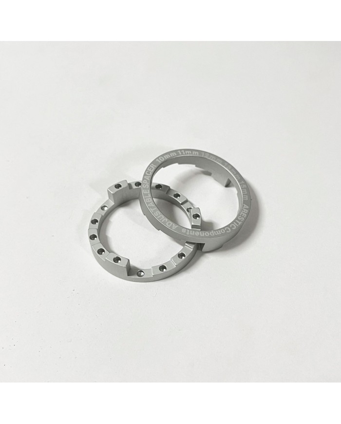 ESPACIADOR DE HORQUILLA ARES 10MM-15MM PULIDO ESPACIADOR DE HORQUILLA ARES 10MM-15MM PULIDO