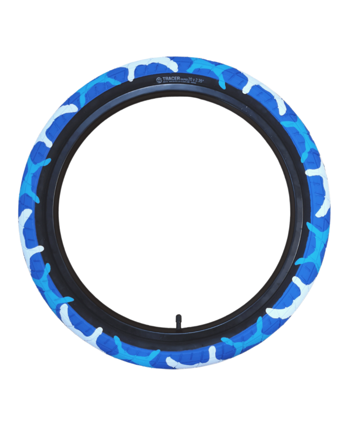 CUBIERTA SALT TRACER 2.40" AZUL CAMO