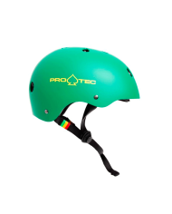 CASCO PRO-TEC CLASSIC VERDE RASTA MATE OFERTA