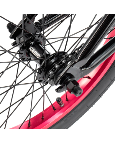 BICI RADIO SAIKO 18" NEGRO/ROJO