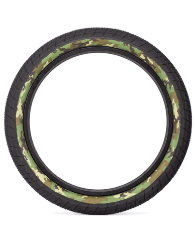 CUBIERTA SALT PLUS STING 2.40"  NEGRO/CAMO VERDE
