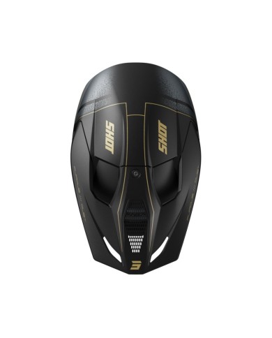 CASCO SHOT FURIOUS NEGRO/DORADO