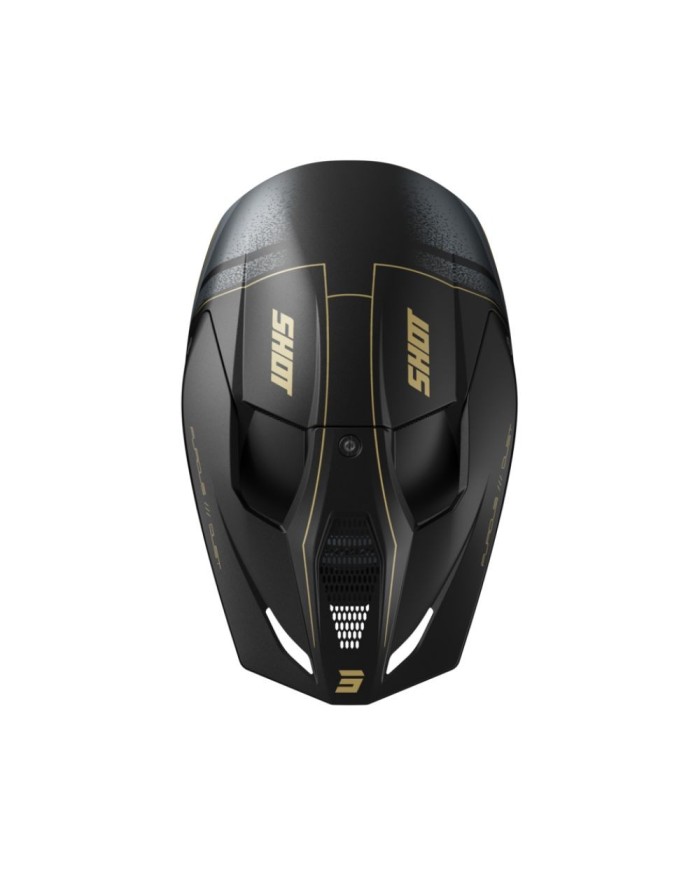 CASCO SHOT FURIOUS NEGRO/DORADO