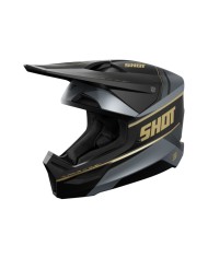 CASCO SHOT FURIOUS NEGRO/DORADO
