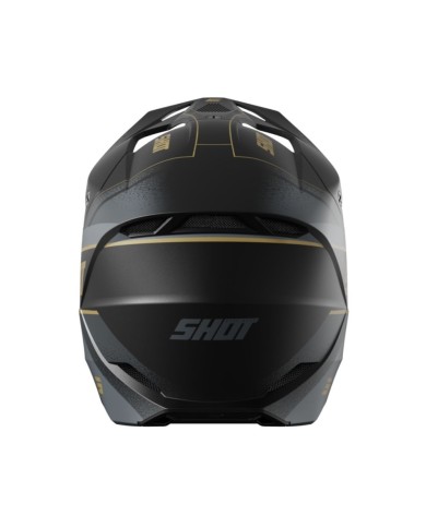 CASCO SHOT FURIOUS NEGRO/DORADO