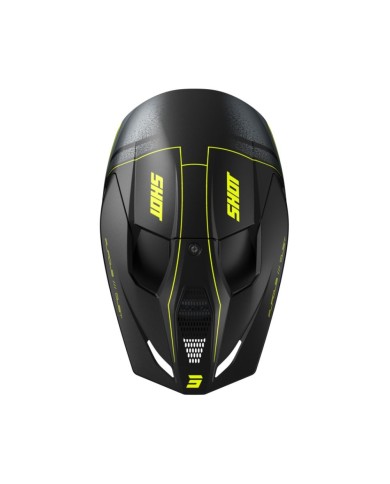 CASCO SHOT FURIOUS NEGRO/AMARILLO