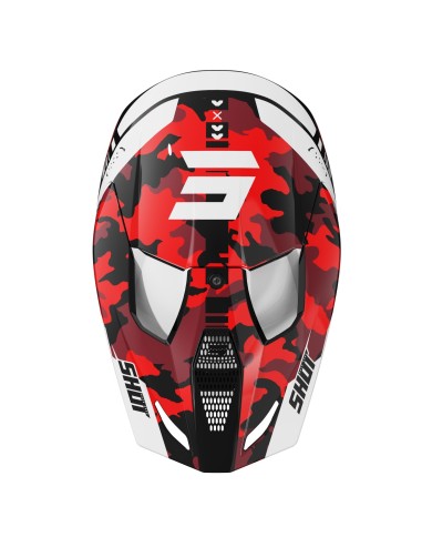 CASCO SHOT FURIOUS M ROJO FLASH