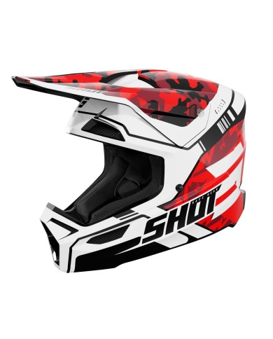 CASCO SHOT FURIOUS M ROJO FLASH