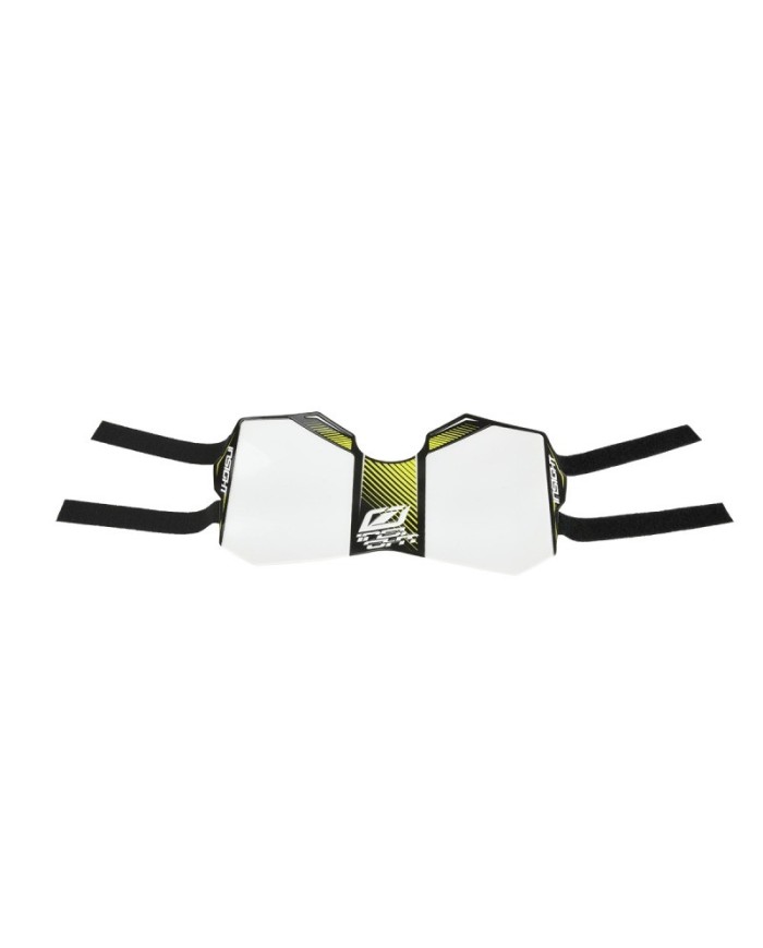 PLACA DE MUMERO DE CUADRO INSIGHT BLANCO/AMARILLO