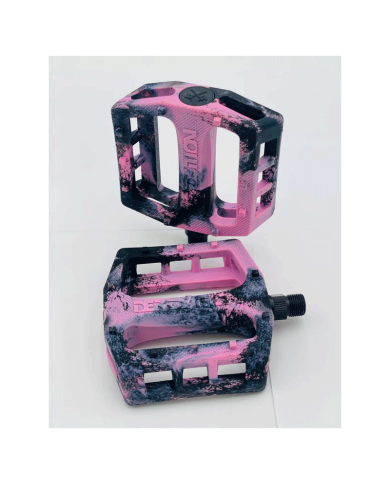 PEDALES DEMOLITION TROOPER NEGRO/ROSA TYE DIE