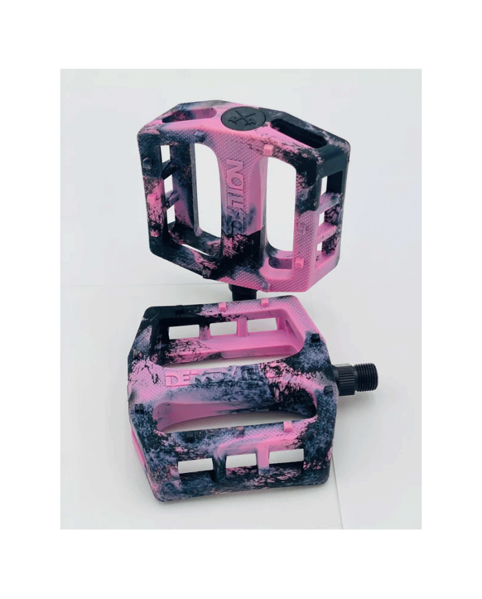 PEDALES DEMOLITION TROOPER NEGRO/ROSA TYE DIE