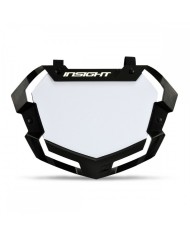 PLACA PARA NUMERO INSIGHT  3D PRO NEGRO/BLANCO