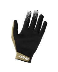 GUANTES SHOT ROGUE KIDS DORADO/NEGRO 12/13
