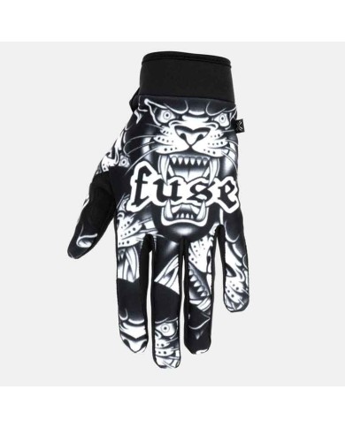 GUANTES FUSE ALPHA JAGUAR BLANCO/NEGRO