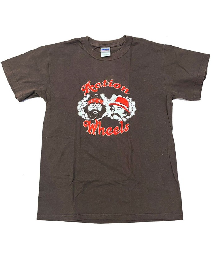 CAMISETA ACTION WHEELS CHEECH Y CHONG S MARRON
