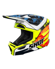 CASCO SHOT FURIOUS FLASH XS AZUL/AMARILLO