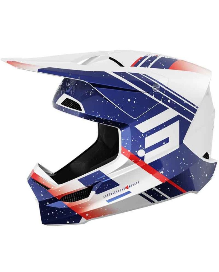 CASCO SHOT FURIOUS MIRAGE M AZUL/ROJO