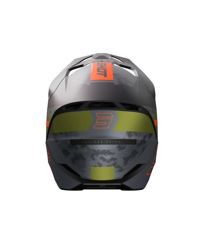 CASCO SHOT FURIOUS PATROL NEGRO/KAKI