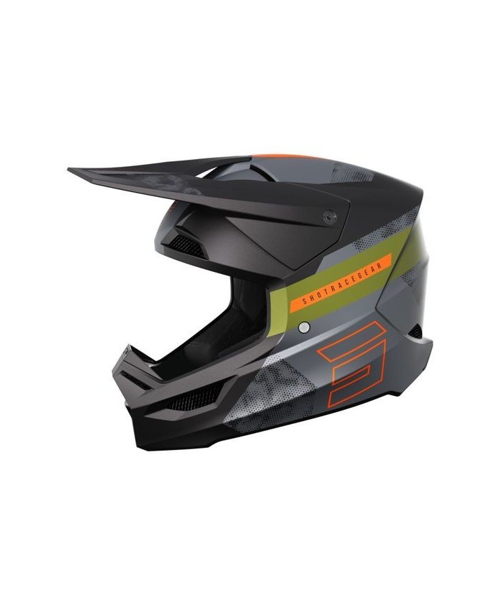 CASCO SHOT FURIOUS PATROL NEGRO/KAKI