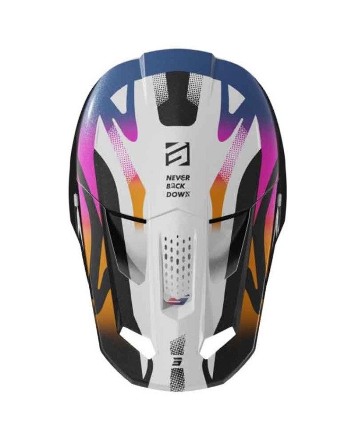 CASCO SHOT SPEED WAVE NEGRO/BLANCO