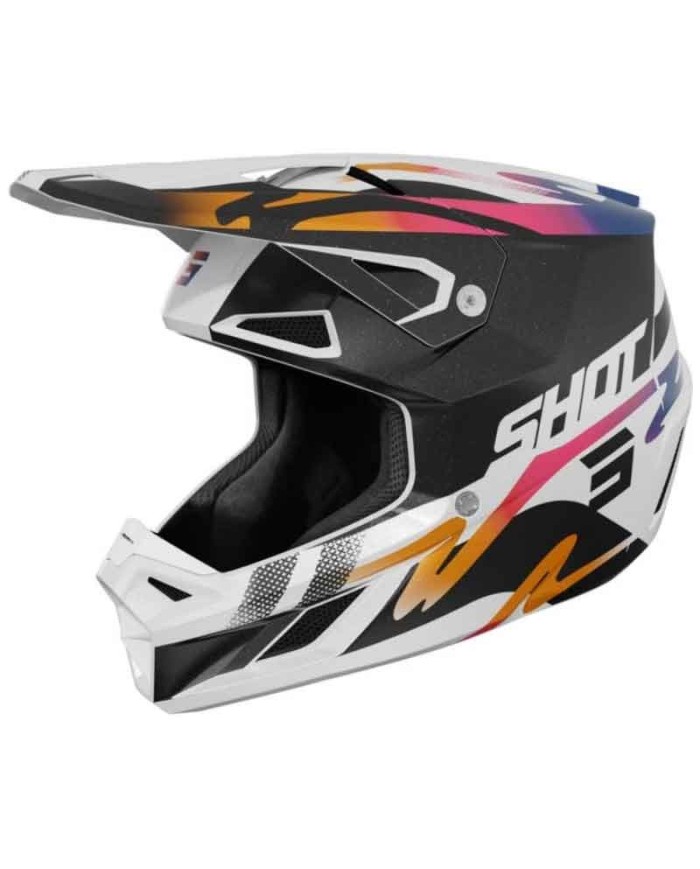 CASCO SHOT SPEED WAVE NEGRO/BLANCO
