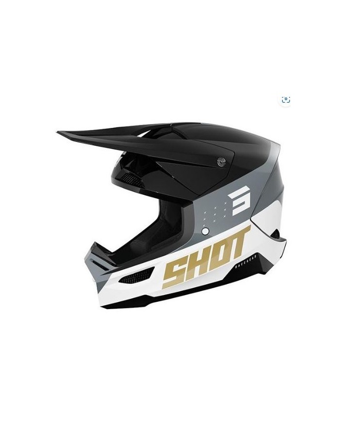 CASCO SHOT FURIOUS LEAGUE NEGRO/DORADO