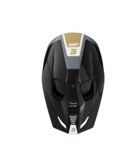 CASCO SHOT FURIOUS LEAGUE NEGRO/DORADO