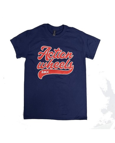CAMISETA ACTION WHEELS BASEBALL NAVY