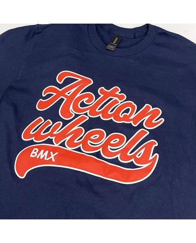 CAMISETA ACTION WHEELS BASEBALL NAVY