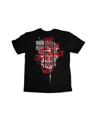 CAMISETA SHADOW BACK AGAINST THE WALL NEGRO OFERTA