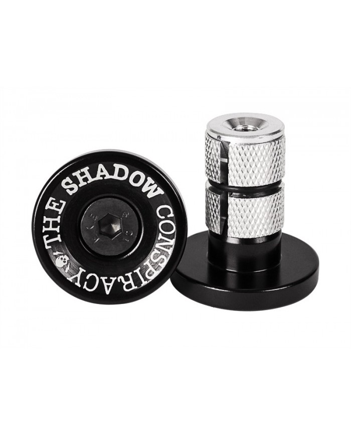 TAPONES DE MANILLAR SHADOW DEADBOLT NEGRO TAPONES DE MANILLAR SHADOW DEADBOLT NEGRO