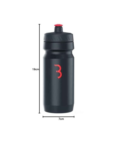 BIDON COMPTANK 500ML NEGRO/ROJO