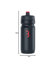 BIDON COMPTANK 500ML NEGRO/ROJO