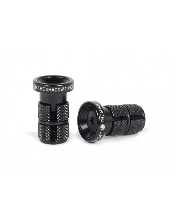 TAPONES DE MANILLAR SHADOW DEADBOLT SLIM NEGRO TAPONES DE MANILLAR SHADOW DEADBOLT SLIM NEGRO