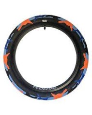 CUBIERTA CULT VANS 2 40  AZUL/NARANJA CAMO